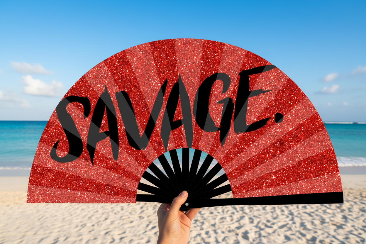 Savage Glitter XL Fan