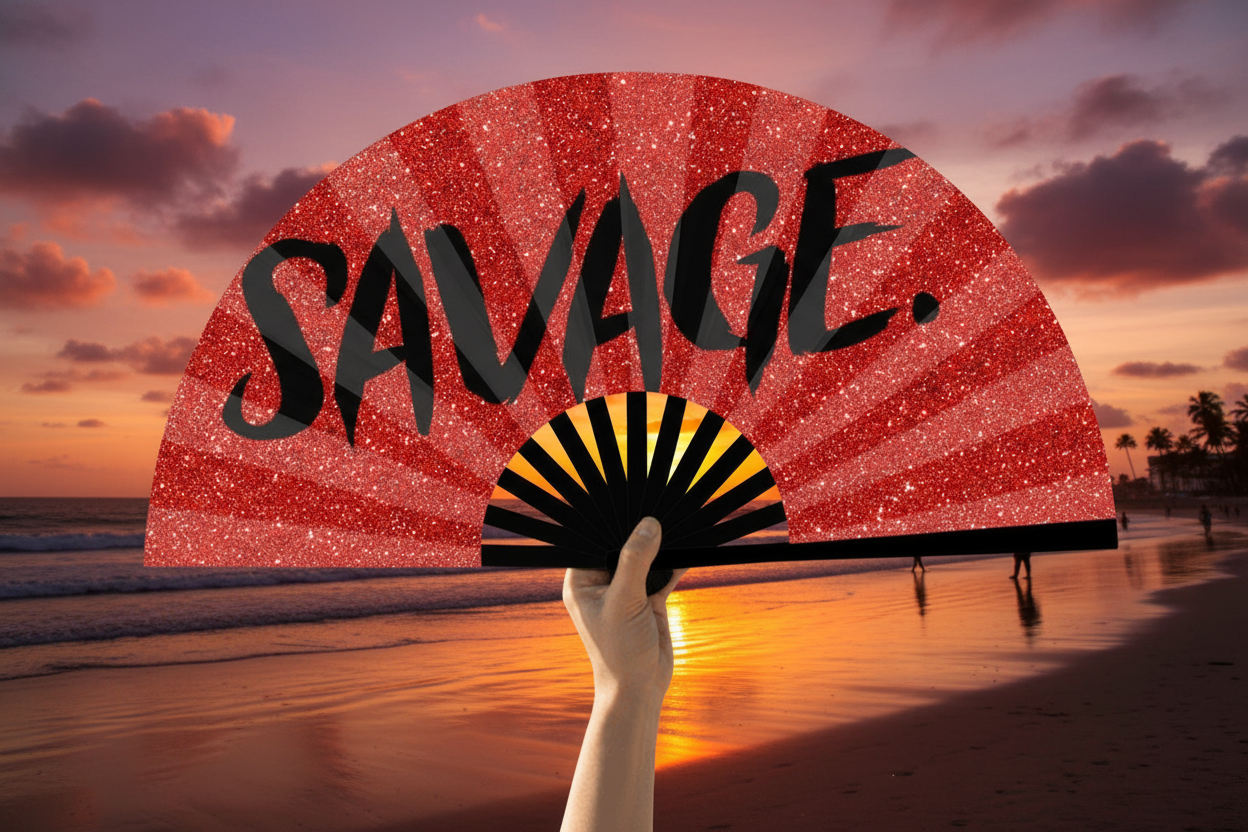 Savage Glitter XL Fan