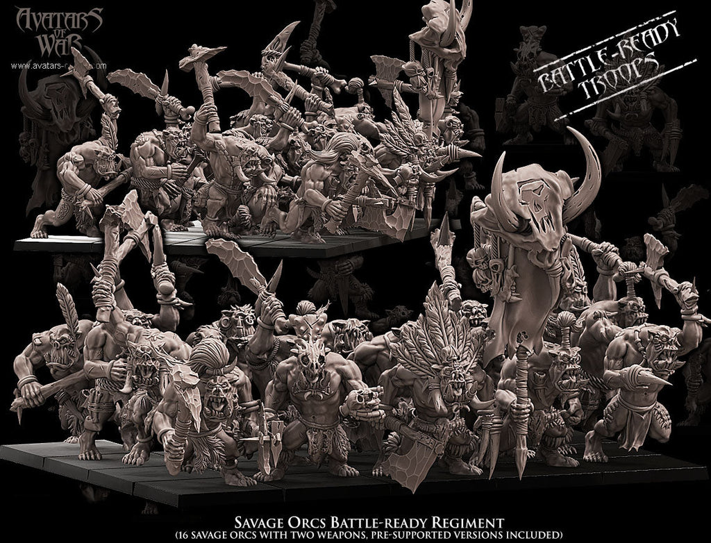 Savage Orcs, Avatars of War