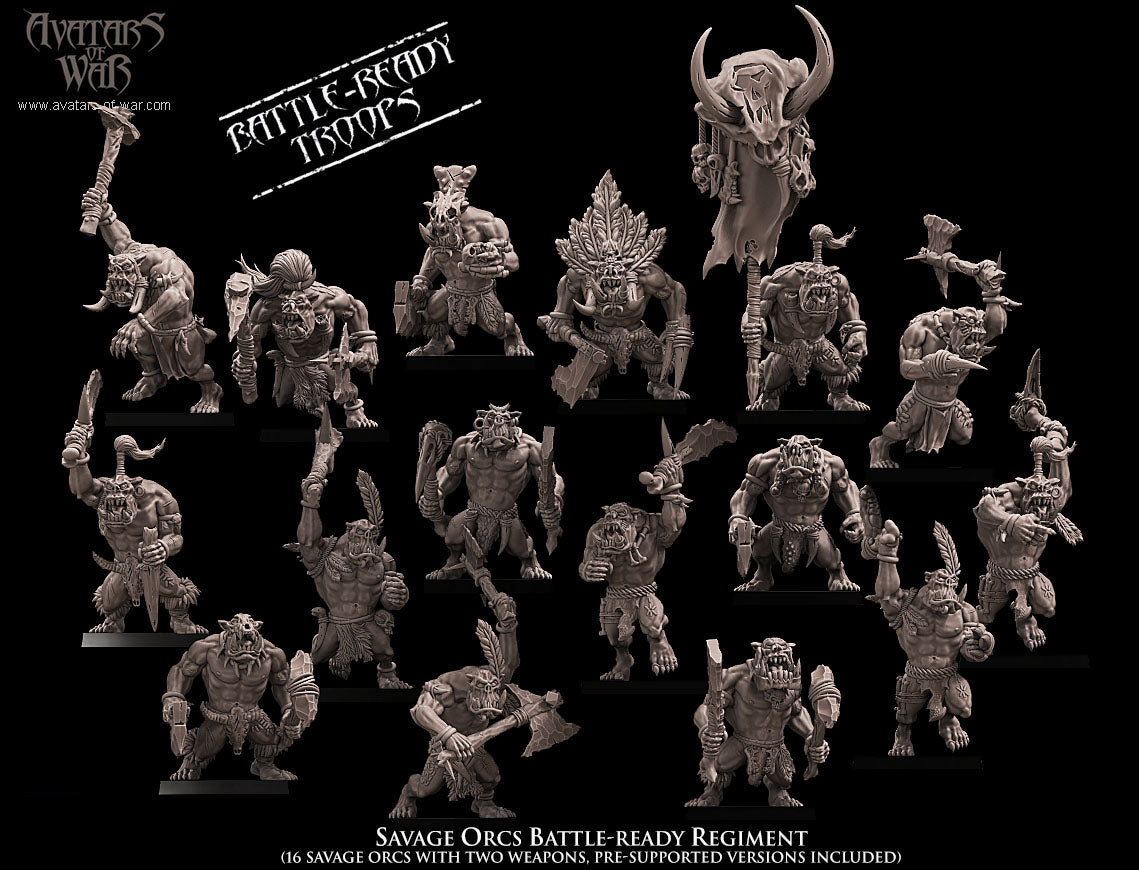 Savage Orcs, Avatars of War