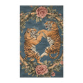Savage Symphony Vintage Tapestry of Fierce Elegance Cotton Kitchen Towel