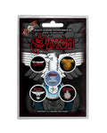 Saxon - Pack de chapas "Wheel Of Steel"