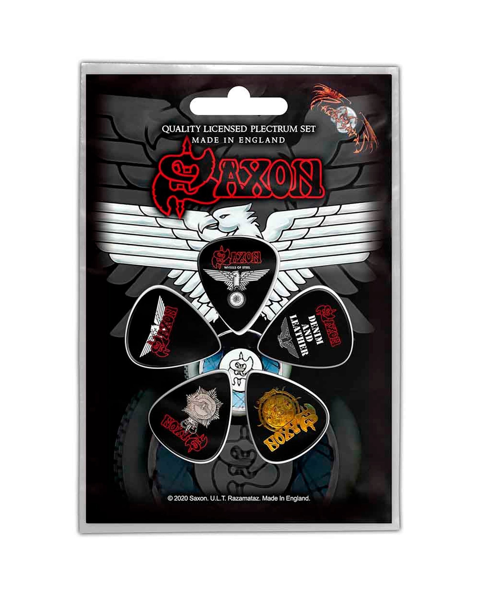 Saxon - Pack de púas  "Wheels Of Steel"