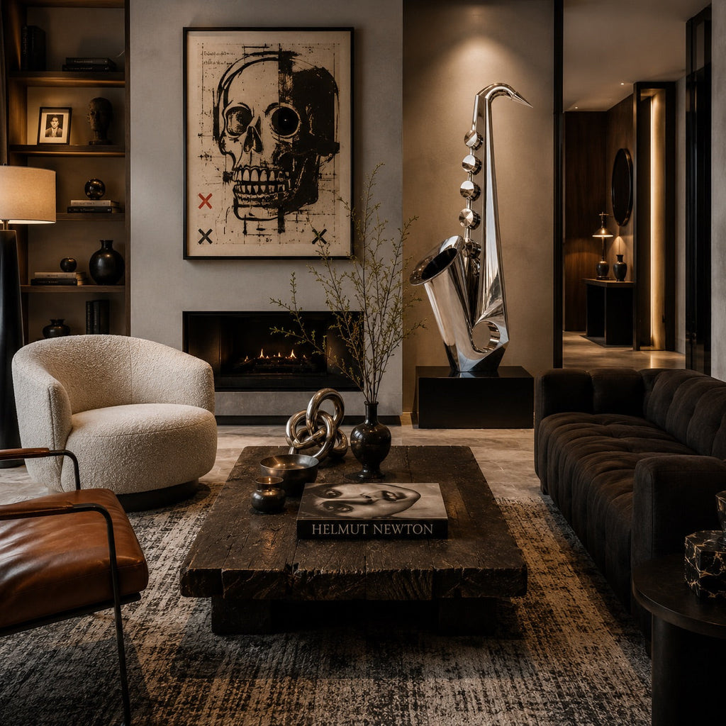 Andrew Smith Stainless Steel Velour Jazz Sculpture