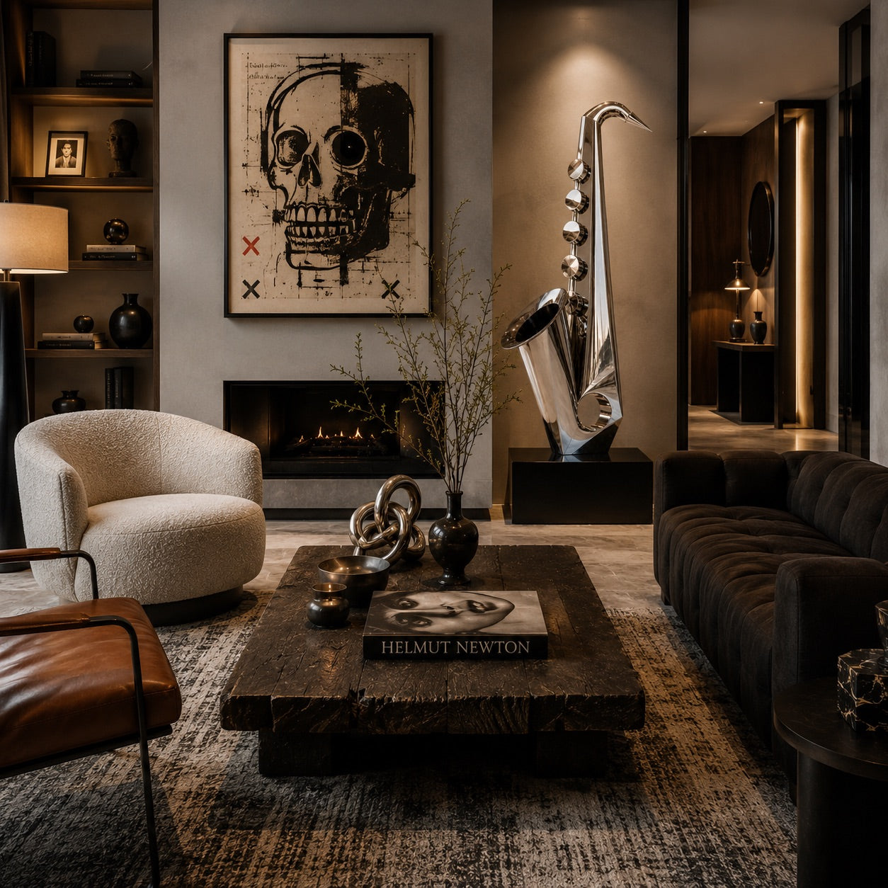 Andrew Smith Stainless Steel Velour Jazz Sculpture