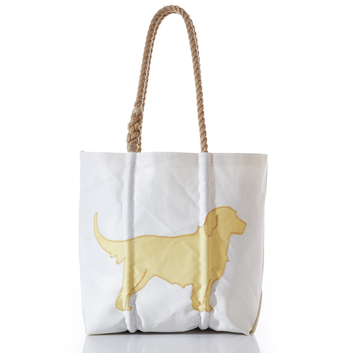 Golden Retriever Medium Tote Handmade in Maine from Recycled Sails