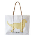 Golden Retriever Large Tote Handmade in Maine from Recycled Sails