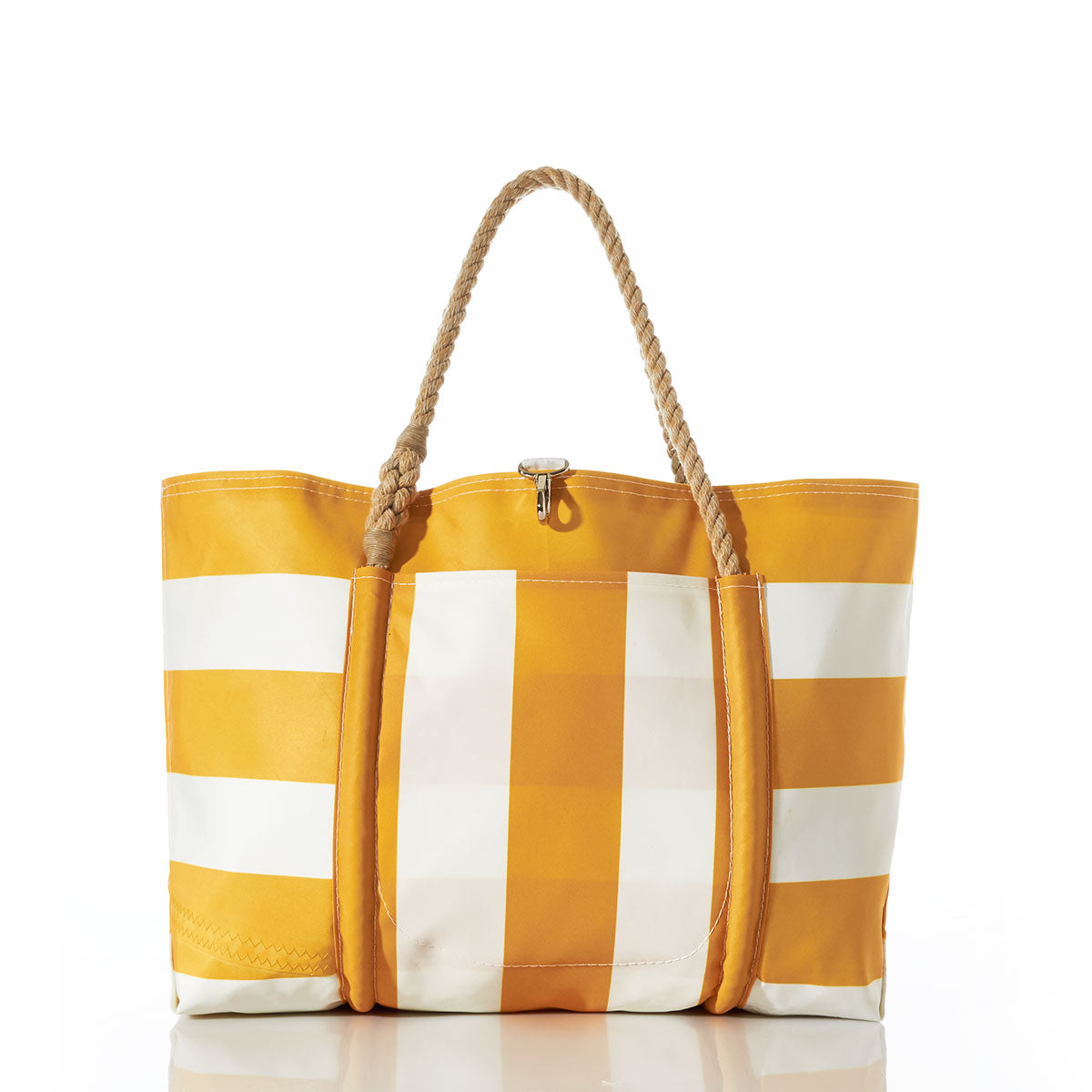 Yellow Pier Tote Handmade in Maine from Recycled Sails