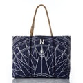 Navy True North Large Tote Handmade in Maine from Recycled Sails