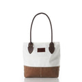 Tan Chebeague Handbag Handmade in Maine from Recycled Sails