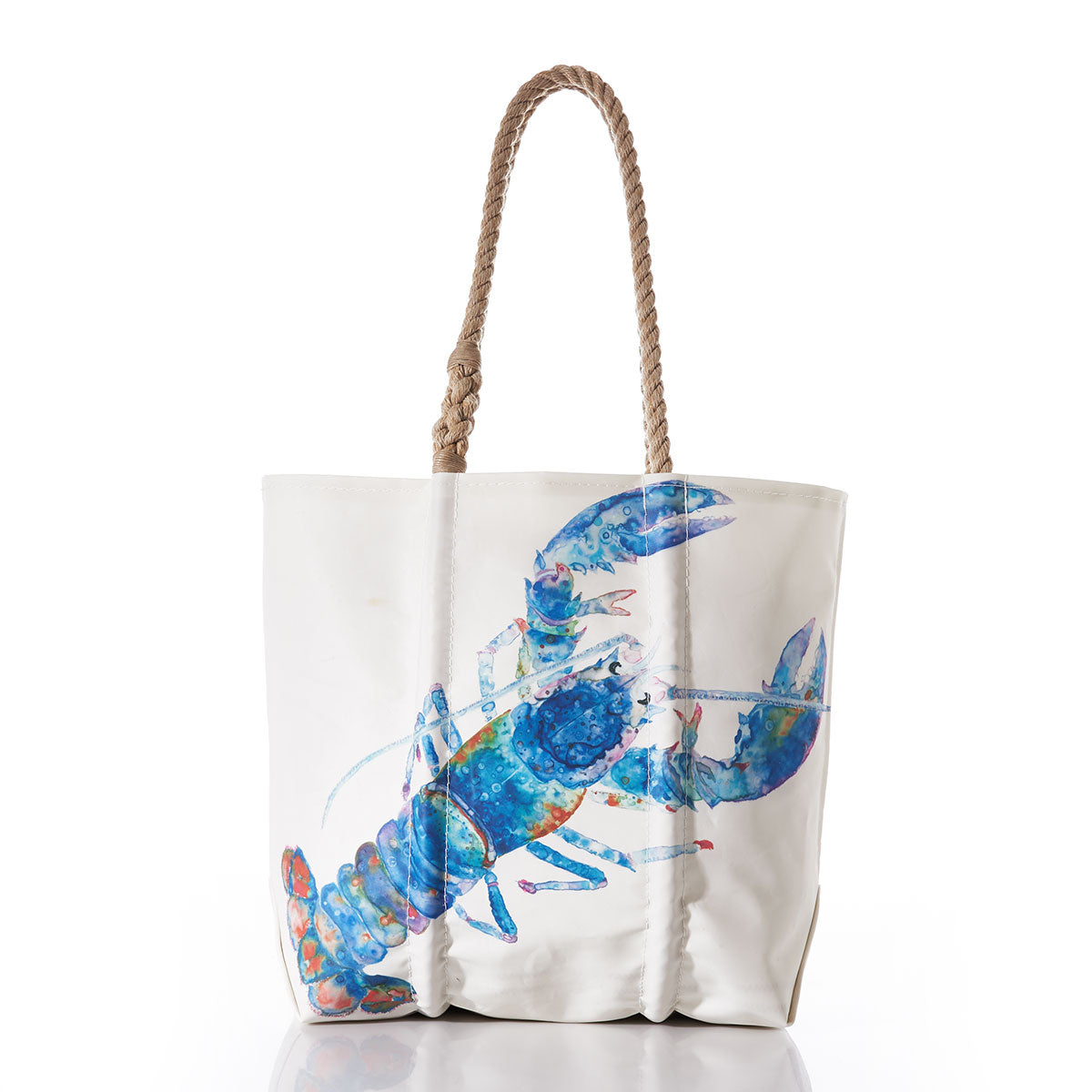 Multicolor Lobster Medium Tote Handmade in Maine from Recycled Sails