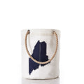 State of Maine Beverage Bucket Handmade in Maine from Recycled Sails