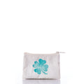 Lucky Clover Everyday Carry Mini Pouch Handmade in Maine from Recycled Sails