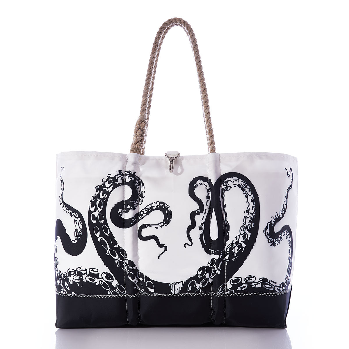 Octopus Ogunquit Beach Tote Handmade in Maine from Recycled Sails