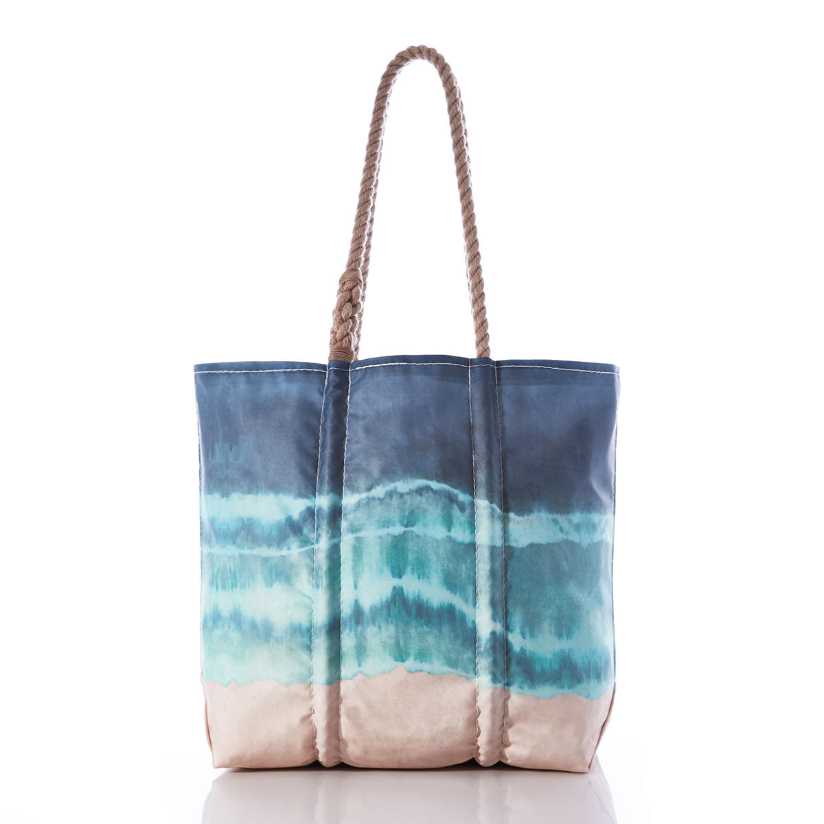 Shoreline Tie Dye Medium Tote Handmade in Maine from Recycled Sails