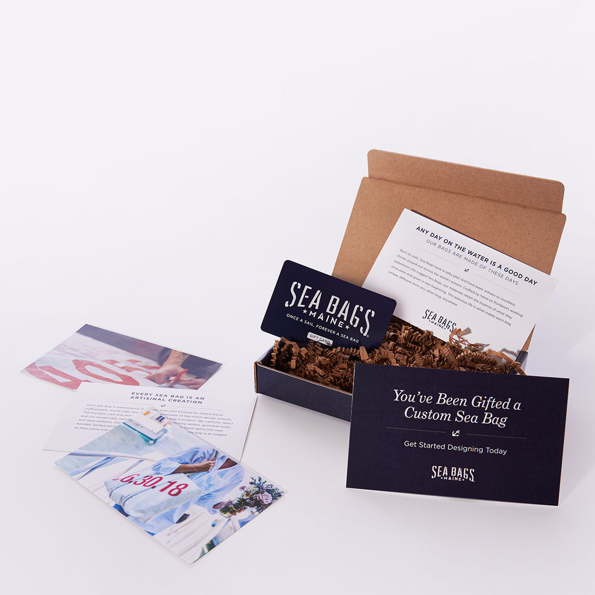 Custom Sea Bags Gift Card Handmade in Maine from Recycled Sails