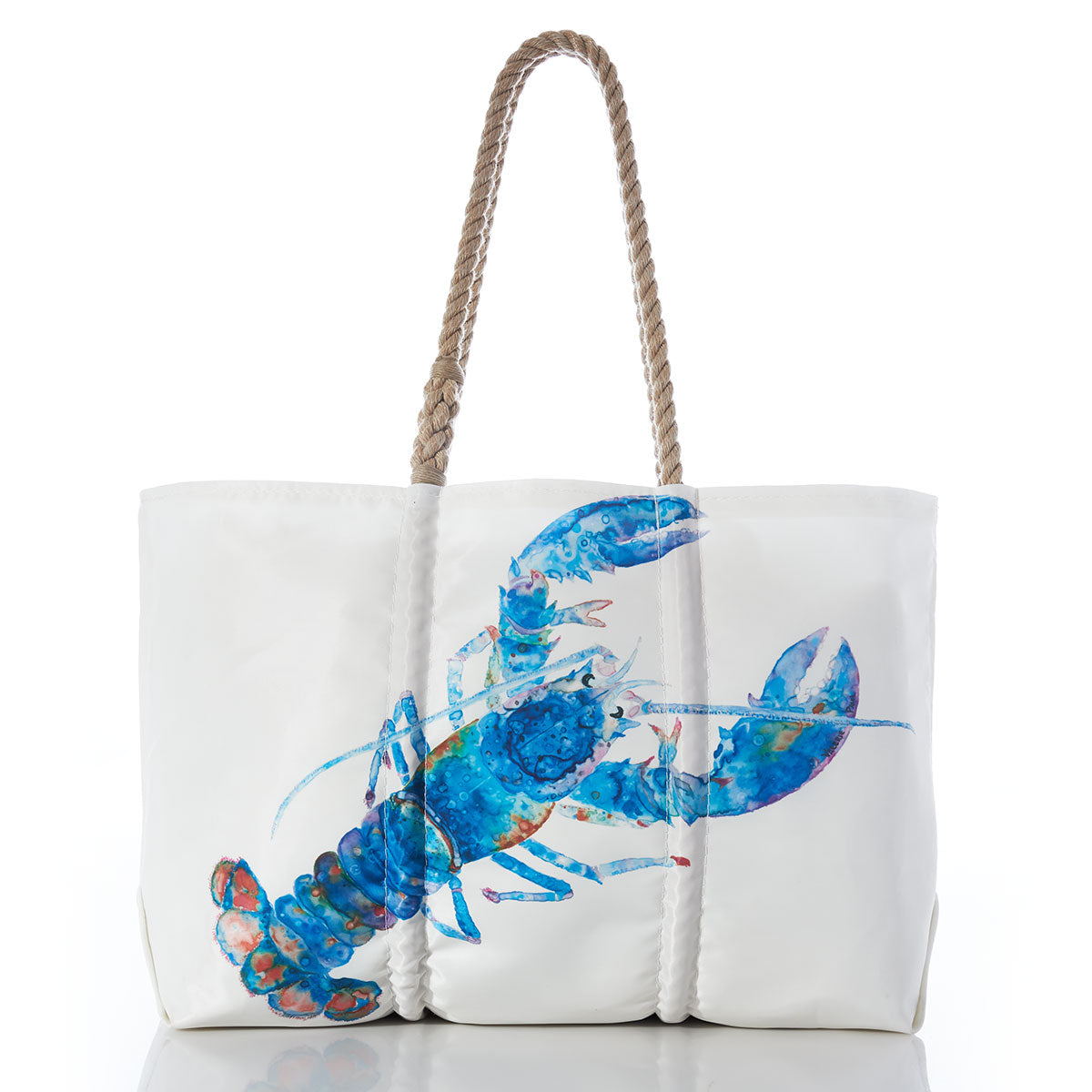 Multicolor Lobster Large Tote Handmade in Maine from Recycled Sails