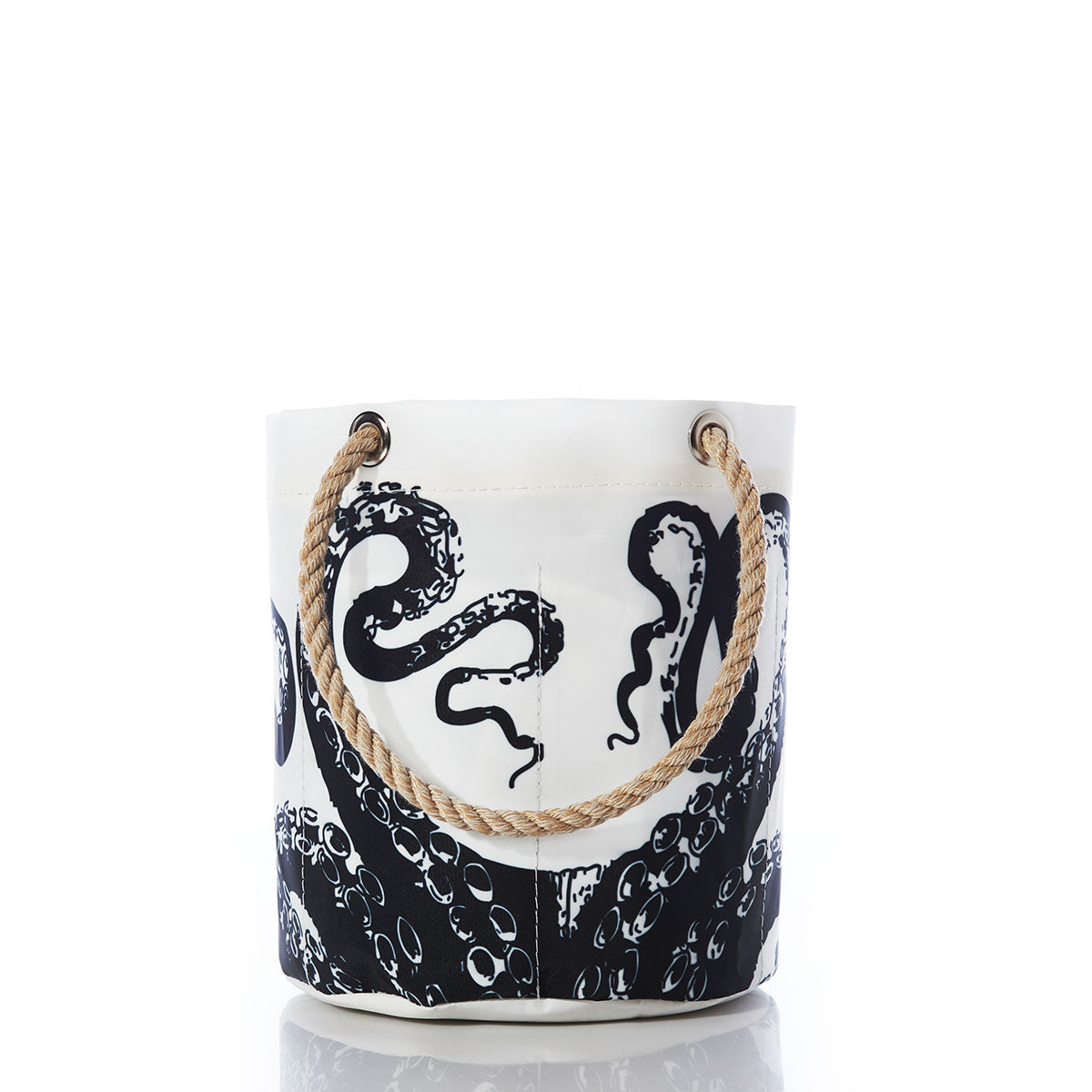 Octopus Beverage Bucket Handmade in Maine from Recycled Sails