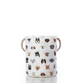 Popular Pups Print Bucket Bag Handmade in Maine from Recycled Sails