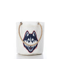 UCONN Beverage Bucket Handmade in Maine from Recycled Sails
