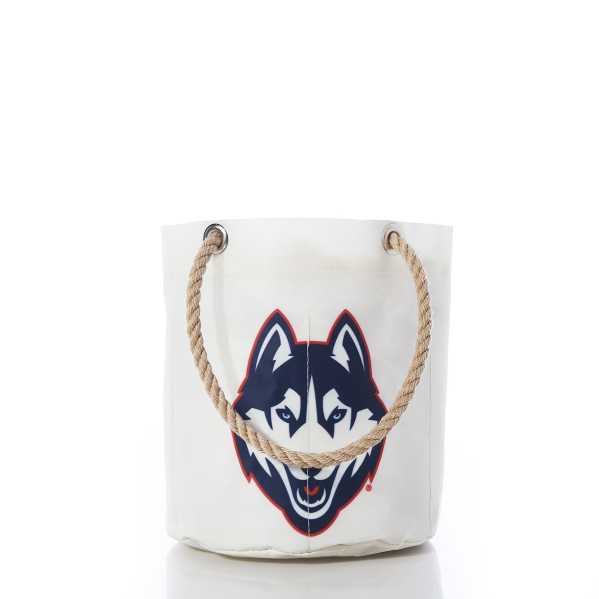 UCONN Beverage Bucket Handmade in Maine from Recycled Sails