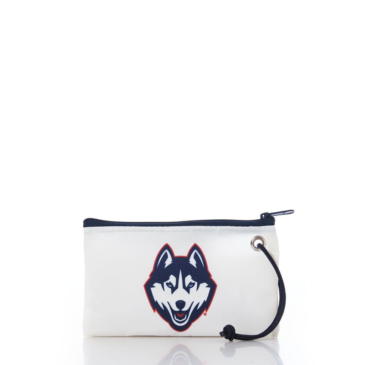 UCONN Wristlet Handmade in Maine from Recycled Sails