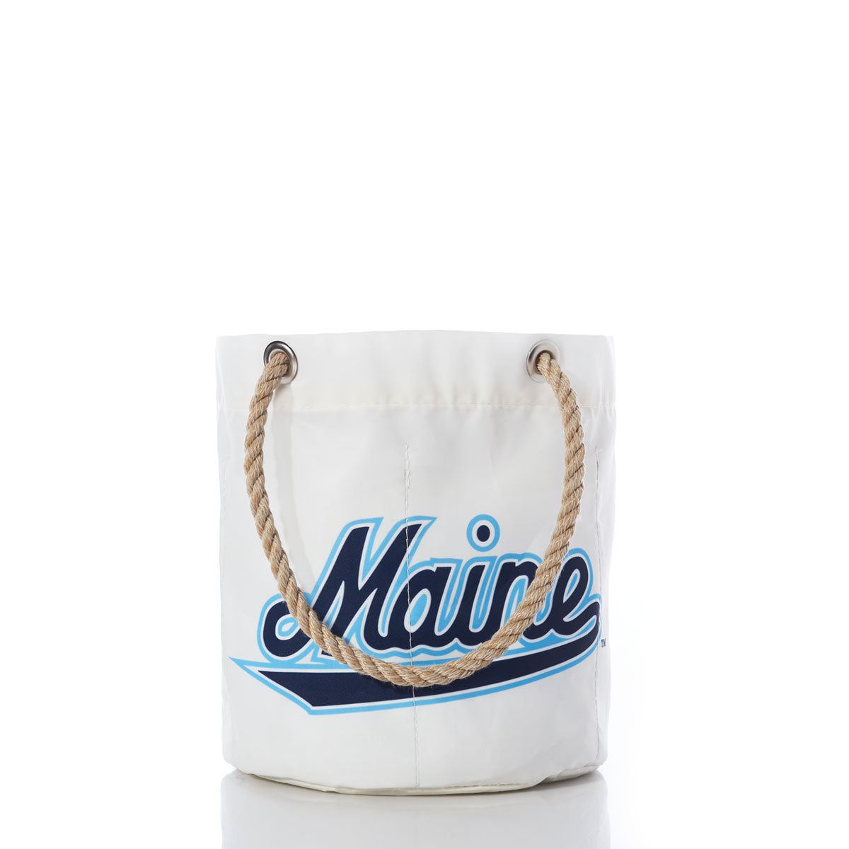 UMaine Beverage Bucket Handmade in Maine from Recycled Sails