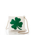 Four Leaf Clover Slim Crossbody Handmade in Maine from Recycled Sails