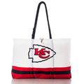 Kansas City Chiefs Tailgate Tote Handmade in Maine from Recycled Sails