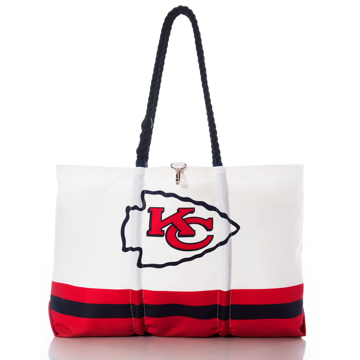 Kansas City Chiefs Tailgate Tote Handmade in Maine from Recycled Sails