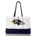 Baltimore Ravens Tailgate Tote Handmade in Maine from Recycled Sails