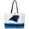 Carolina Panthers Tailgate Tote Handmade in Maine from Recycled Sails