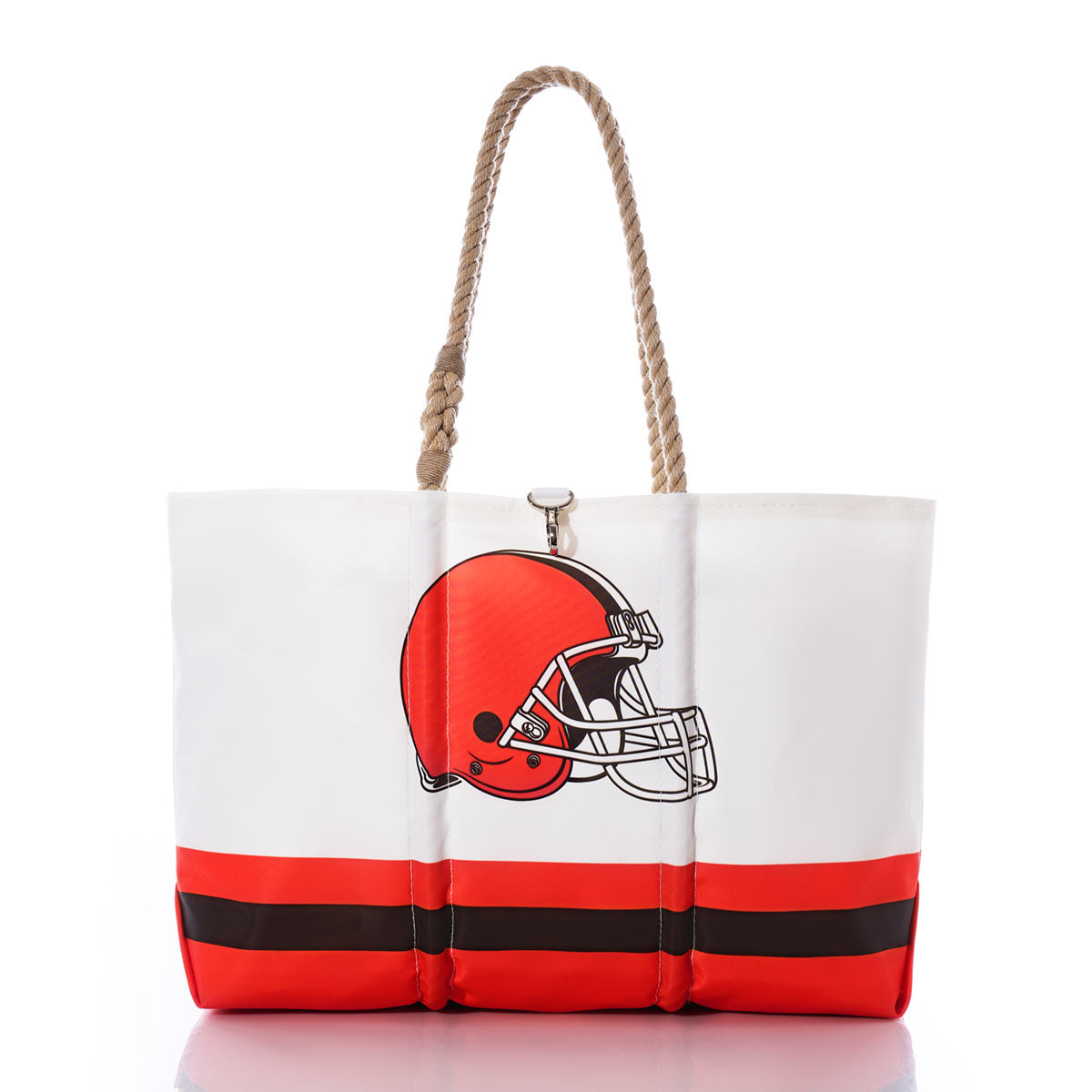 Cleveland Browns Tailgate Tote Handmade in Maine from Recycled Sails