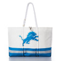 Detroit Lions Tailgate Tote Handmade in Maine from Recycled Sails