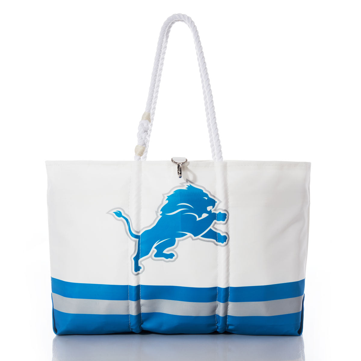 Detroit Lions Tailgate Tote Handmade in Maine from Recycled Sails