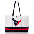 Houston Texans Tailgate Tote Handmade in Maine from Recycled Sails