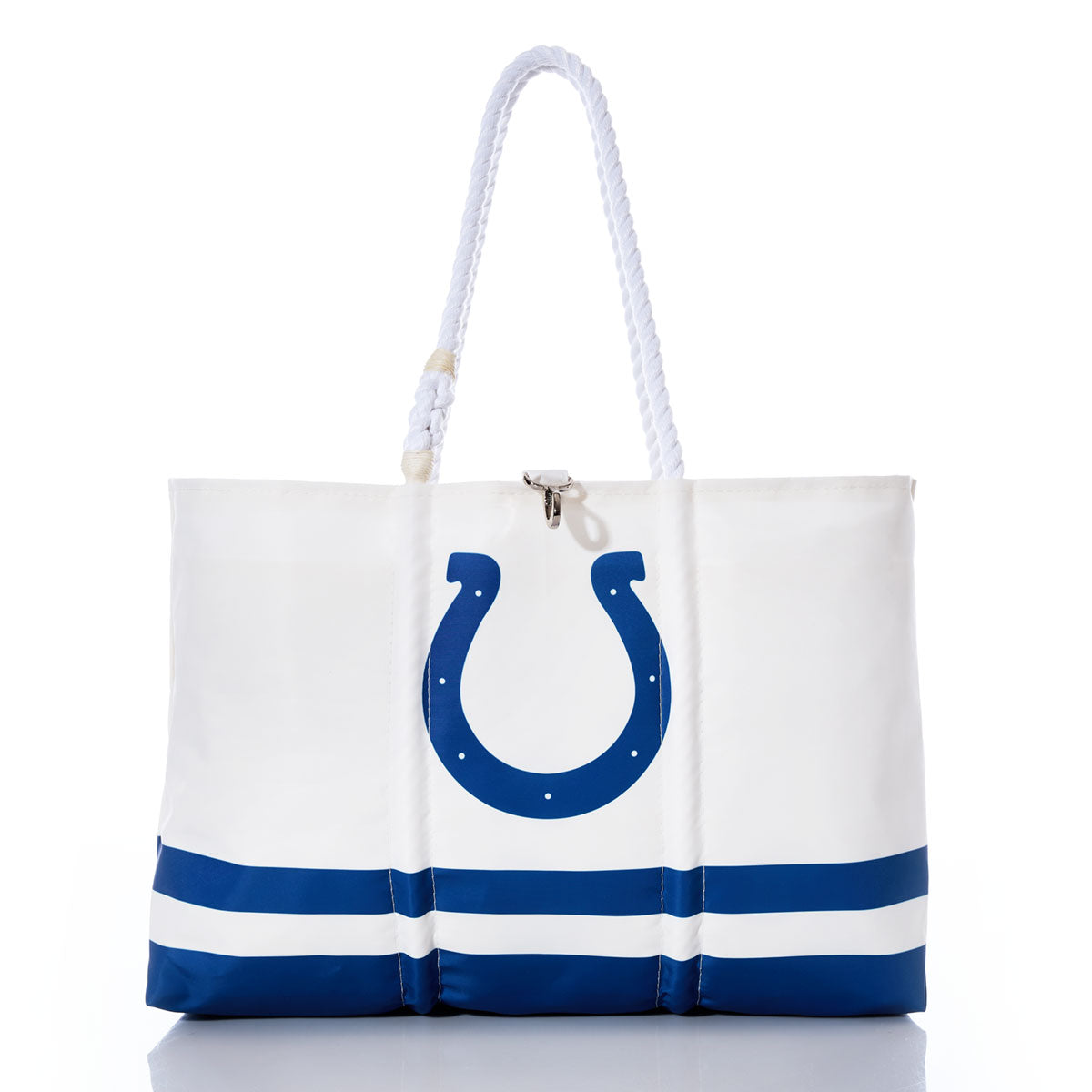 Indianapolis Colts Tailgate Tote Handmade in Maine from Recycled Sails