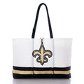 New Orleans Saints Tailgate Tote Handmade in Maine from Recycled Sails