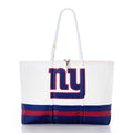 New York Giants Tailgate Tote Handmade in Maine from Recycled Sails