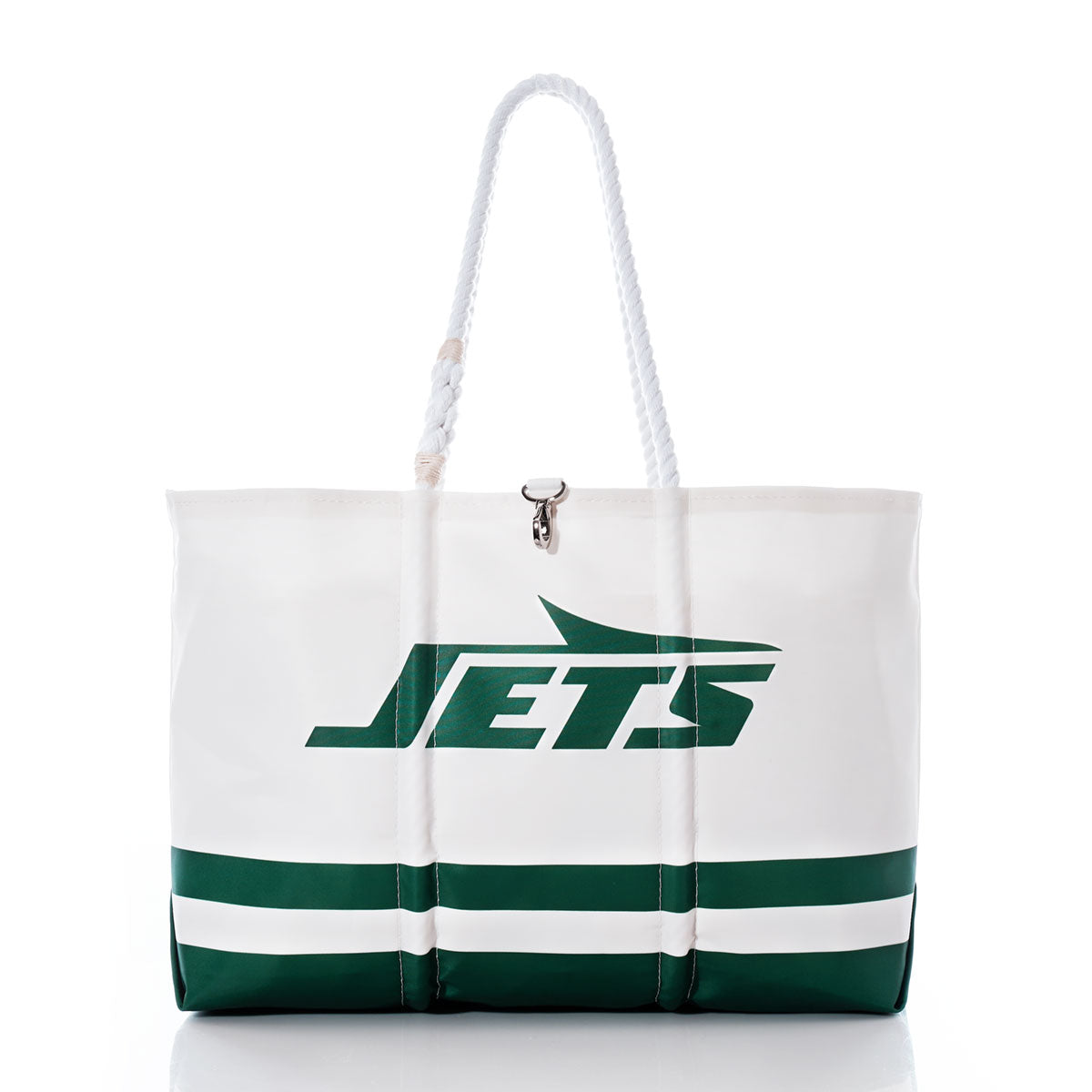 New York Jets Tailgate Tote Handmade in Maine from Recycled Sails