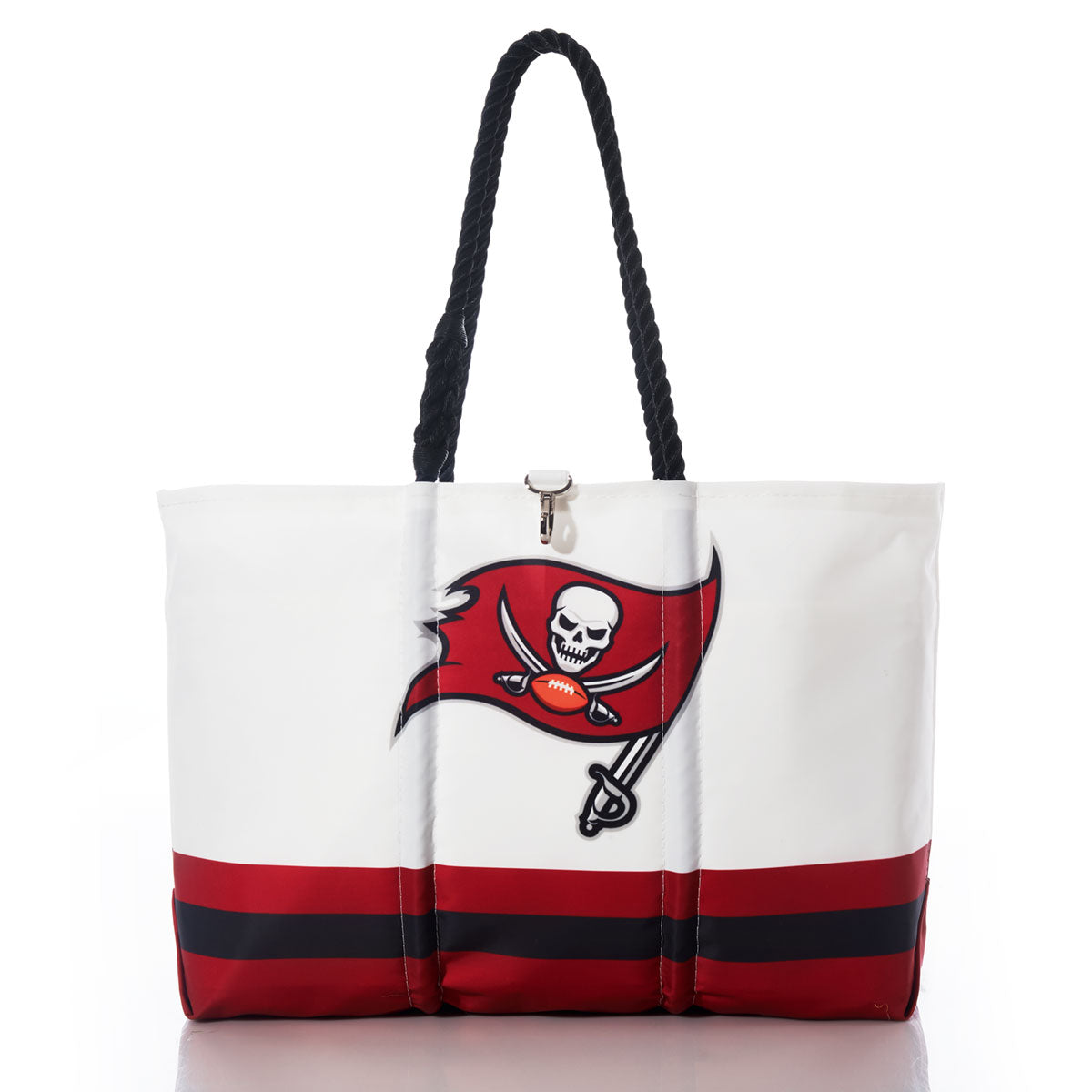 Tampa Bay Buccaneers Tailgate Tote Handmade in Maine from Recycled Sails