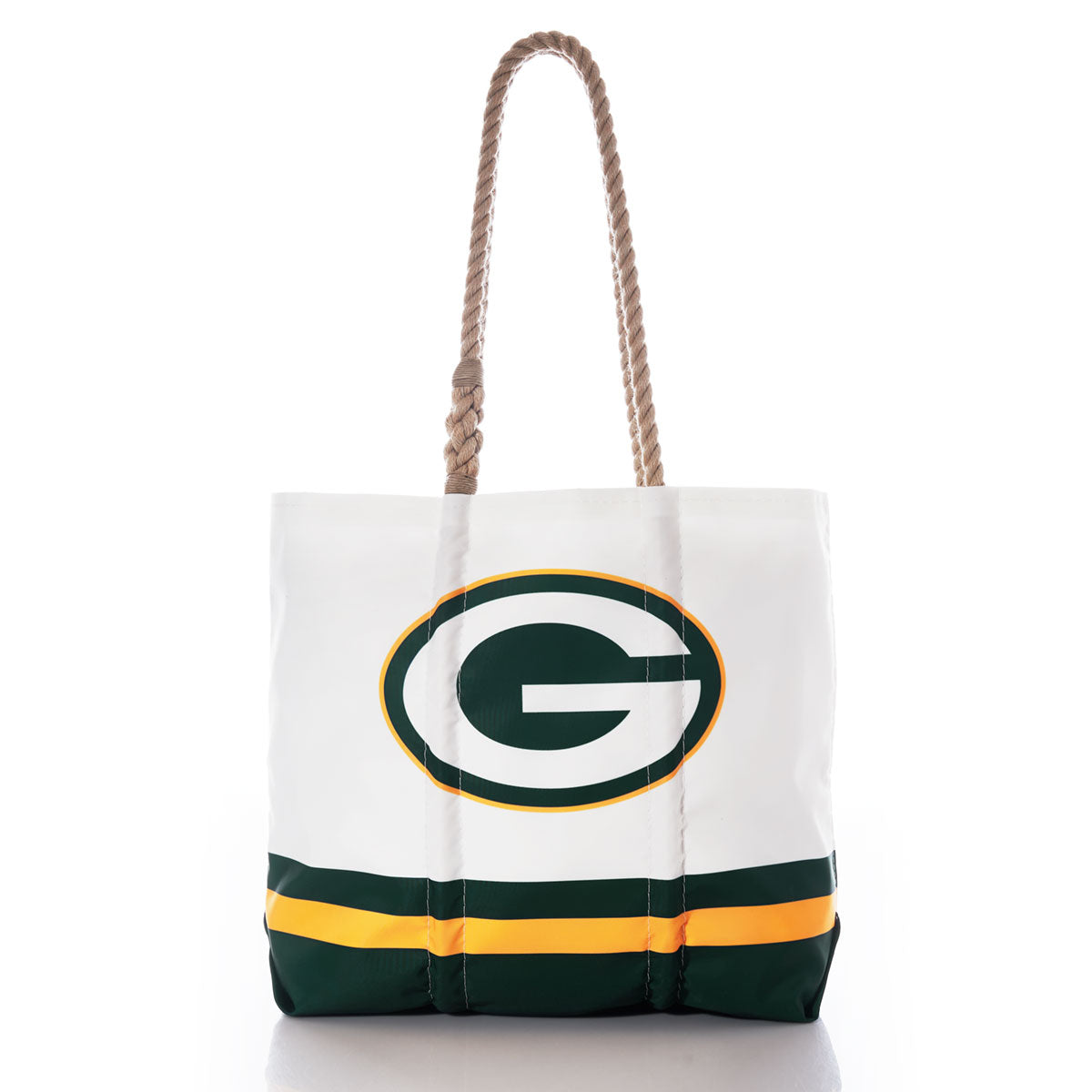 Green Bay Packers Medium Tote Handmade in Maine from Recycled Sails