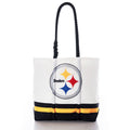 Pittsburgh Steelers Medium Tote Handmade in Maine from Recycled Sails