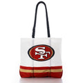 San Francisco 49ers Medium Tote Handmade in Maine from Recycled Sails