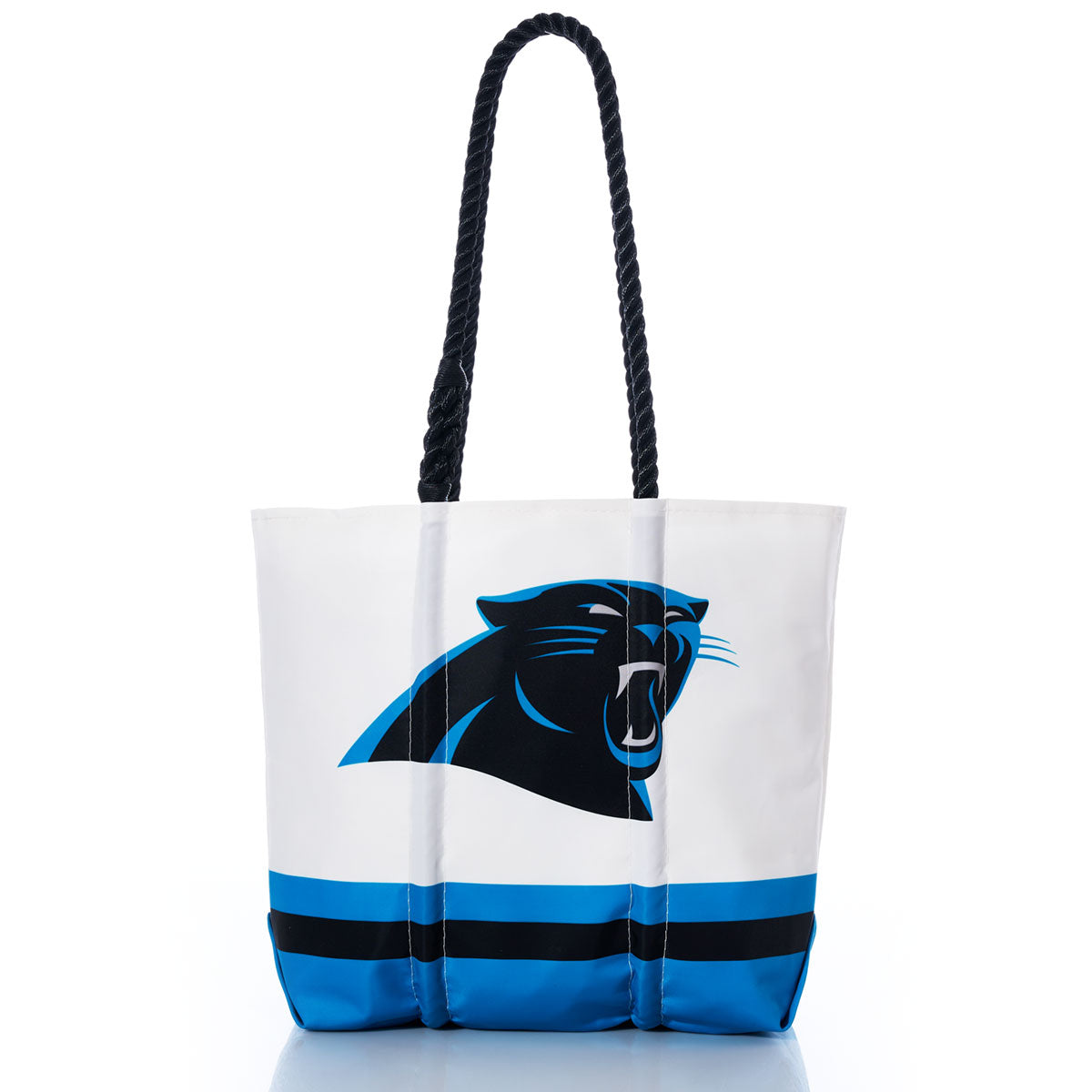 Carolina Panthers Medium Tote Handmade in Maine from Recycled Sails