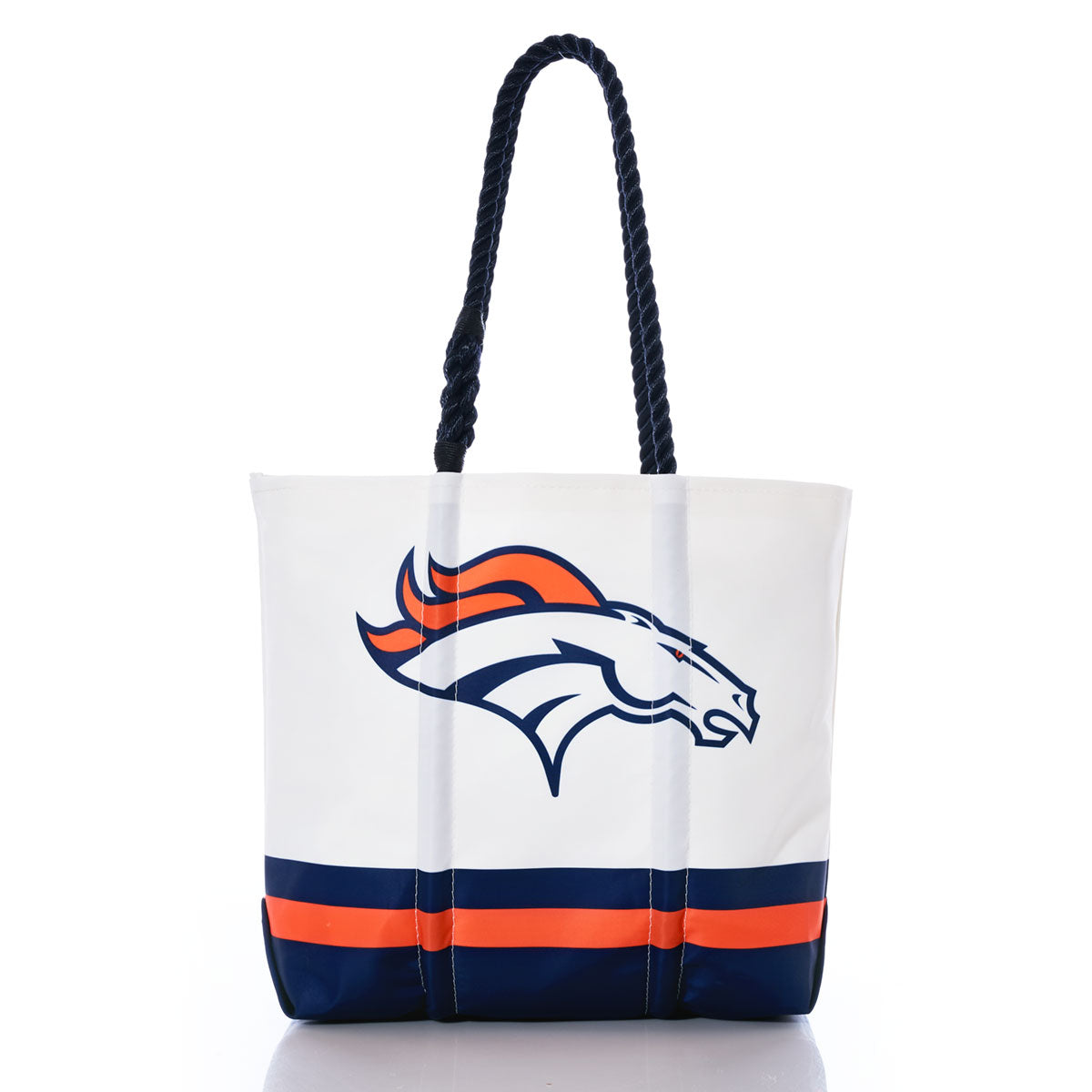 Denver Broncos Medium Tote Handmade in Maine from Recycled Sails