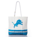 Detroit Lions Medium Tote Handmade in Maine from Recycled Sails