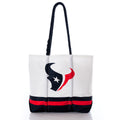 Houston Texans Medium Tote Handmade in Maine from Recycled Sails