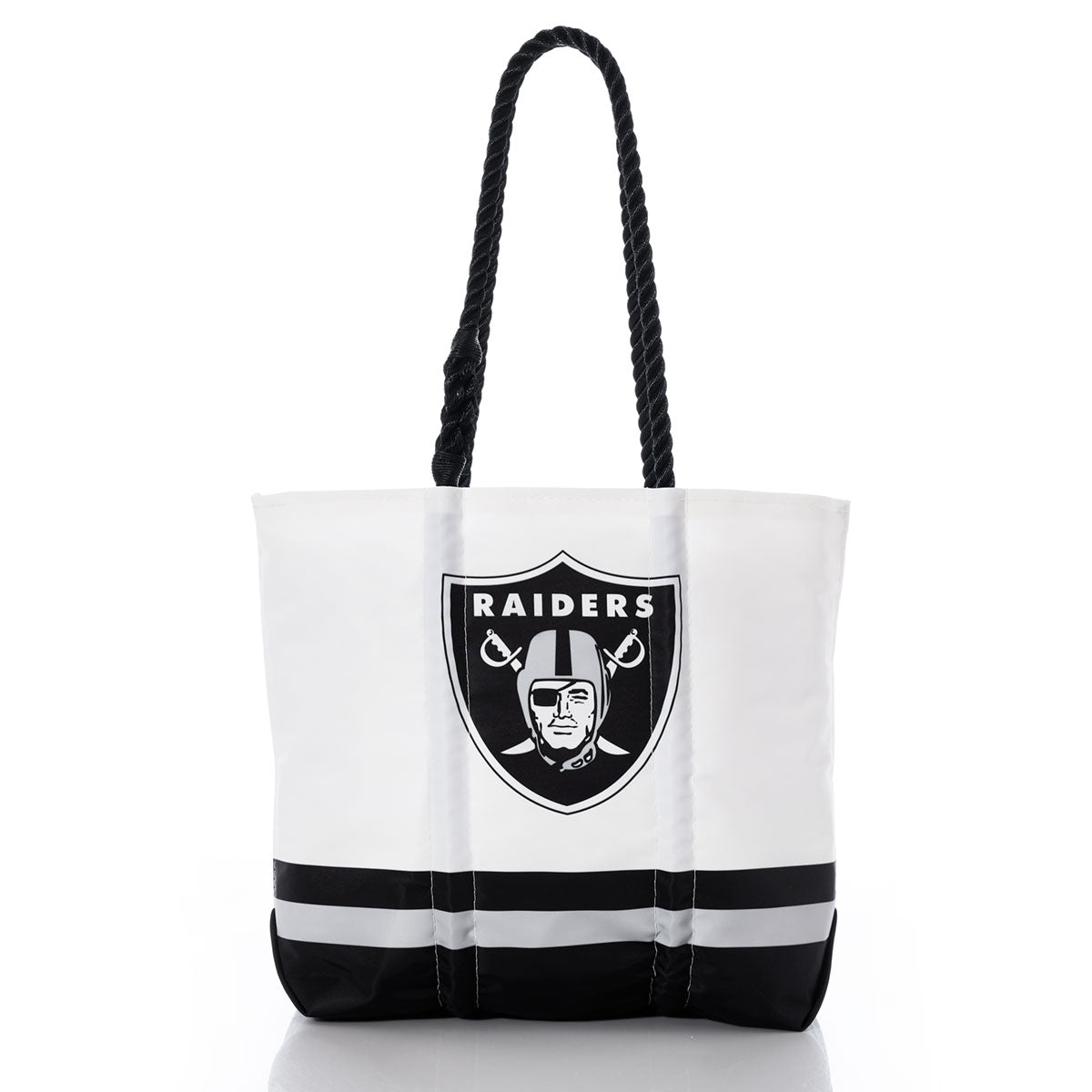 Las Vegas Raiders Medium Tote Handmade in Maine from Recycled Sails