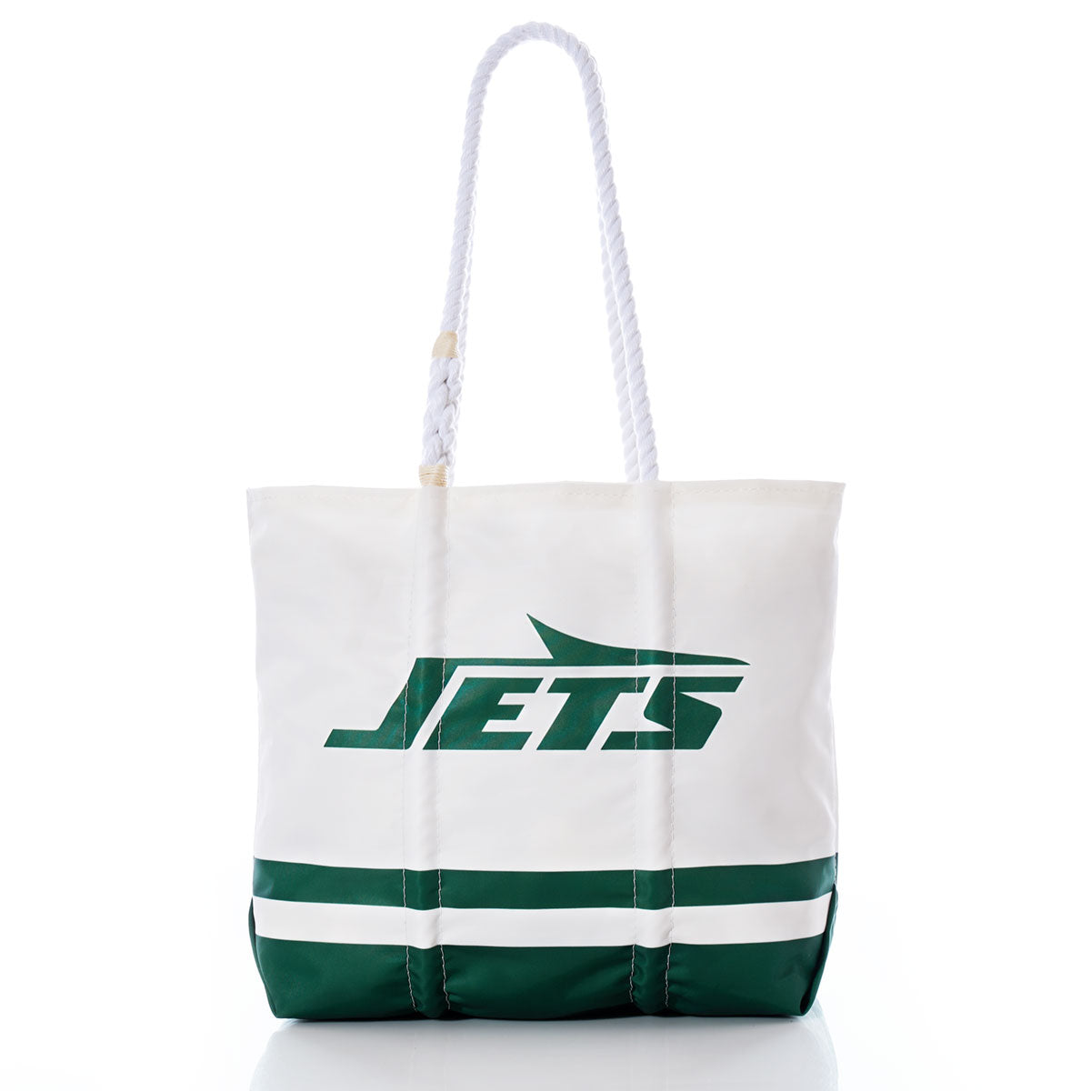 New York Jets Medium Tote Handmade in Maine from Recycled Sails
